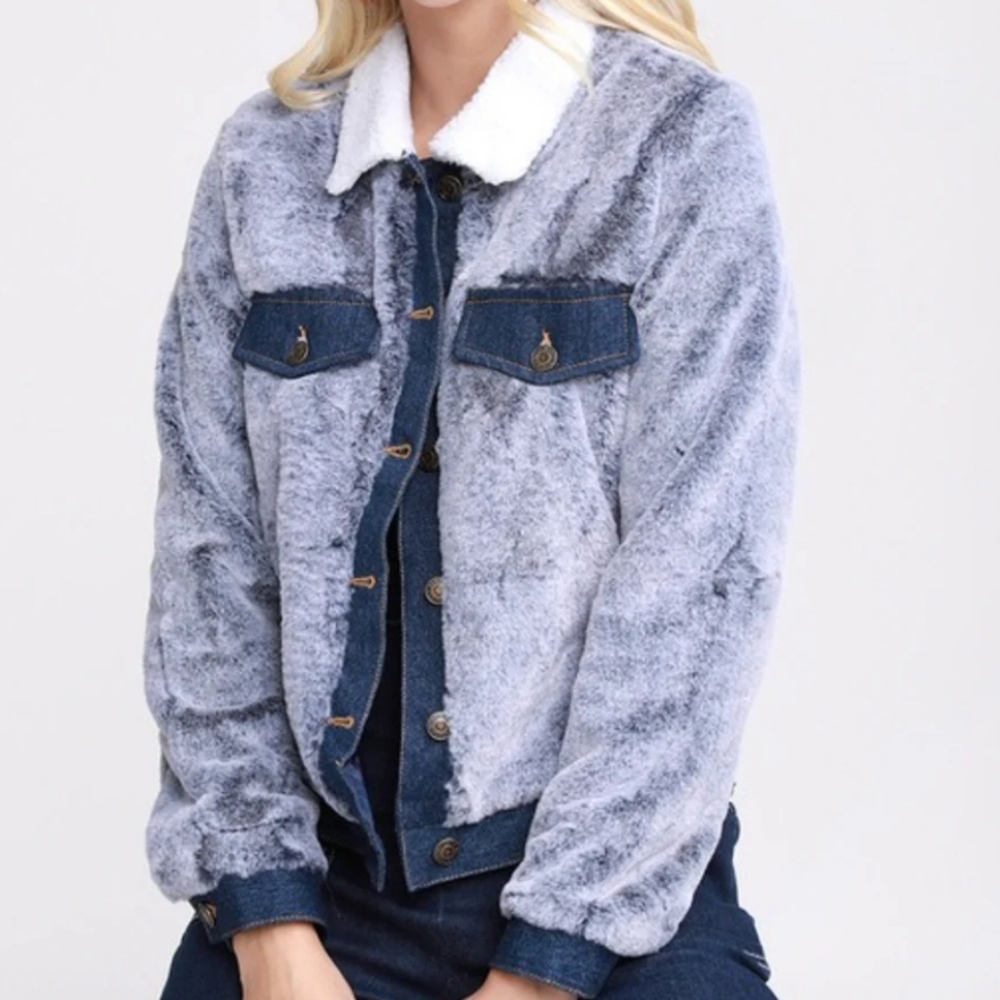 Fashion Nova Do You Dirty Jacket Size L
